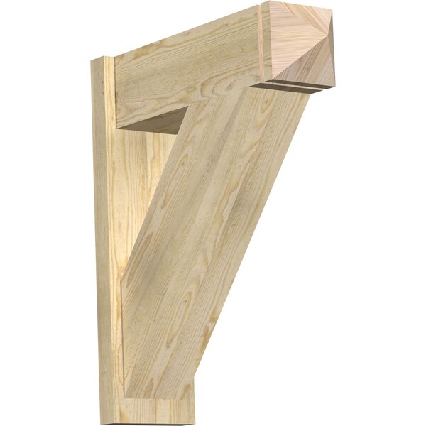 Ekena Millwork Traditional Rough Sawn Arts and Crafts Outlooker, Douglas Fir, 8"W x 26"D x 30"H OUT08X26X30TRA03RDF - main